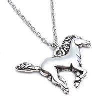 🐎 banchelle silver horse pendant necklace - perfect birthday gift for teenage girls logo