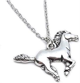 img 4 attached to 🐎 BANCHELLE Silver Horse Pendant Necklace - Perfect Birthday Gift for Teenage Girls