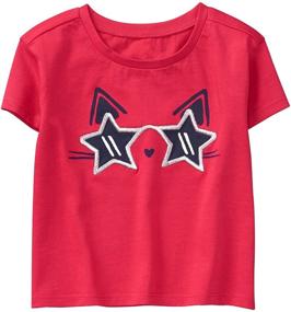 img 4 attached to 👚 Футболка Gymboree для девочек с коротким рукавом