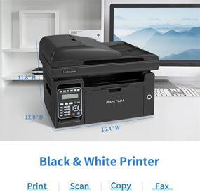 img 3 attached to Wireless Black and White Laser Printer with Fax, Scanner, and Copier - Pantum M6602NW(V6B10A), 23PPM