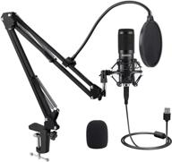 ikedon usb condenser microphone kit: professional studio sound for recording, podcasting, gaming, and youtube streaming logo