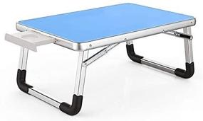 img 2 attached to 💙 Contempo Views Laptop Desk Bed Table - Ultimate Versatility for Cozy Comfort - Blue