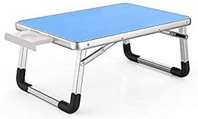 img 1 attached to 💙 Contempo Views Laptop Desk Bed Table - Ultimate Versatility for Cozy Comfort - Blue