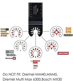 img 3 attached to 🪚 50-Pack Universal Wood Quick Release Oscillating Saw Blades - Diagtree