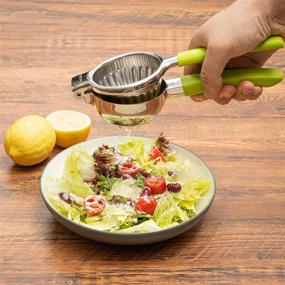 img 2 attached to 🍋 CasaLaMia Lemon Lime Citrus Squeezer: Portable Stainless Steel Citrus Juicer Hand Press for Effortless Juice Extraction