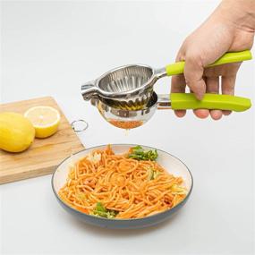 img 1 attached to 🍋 CasaLaMia Lemon Lime Citrus Squeezer: Portable Stainless Steel Citrus Juicer Hand Press for Effortless Juice Extraction