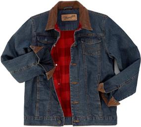 img 1 attached to Rustic Boys' Clothing: Wrangler Lined Denim Jacket for Stylish Comfort