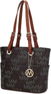 mkf shoulder handbag women satchel tote women's handbags & wallets for totes logo