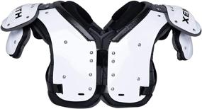 img 2 attached to 🏈 All-Purpose Xenith Element Hybrid Varsity Football Shoulder Pads for Adult Players: Optimal Protection Gear