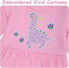 img 2 attached to 🦄 Adorable Unicorn Pattern: Vaschy Toddler Girls' Clothing Collection