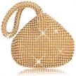 mogor womens triangle glitter evening women's handbags & wallets for clutches & evening bags logo