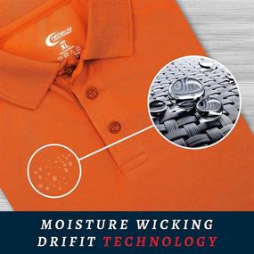 img 1 attached to Premium Moisture Wicking Shirts Orange