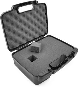 img 4 attached to 📱 Customizable Foam Case for Portable Electronics - Hard Carrying Case with Pre-Diced Interior | Ideal for Pico Projectors, Microphones, Recorders, and More