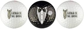 img 1 attached to Unforgettable Father of The Bride Wedding Variety Golf Ball Gift Set by EnjoyLife Inc