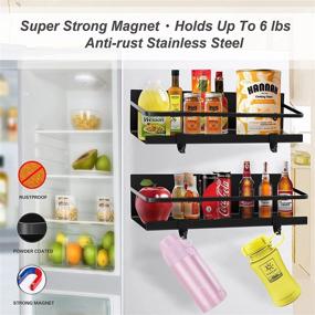 img 3 attached to Magnetic Spice Rack Refrigerator Removable