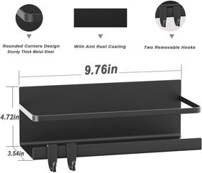 img 2 attached to Magnetic Spice Rack Refrigerator Removable