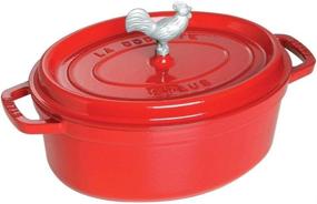 img 3 attached to 🐾 STAUB One Size Stainless Steel Cast Iron Animal Knob: Add a Touch of Whimsy to Your Cookware!