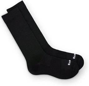 img 1 attached to Bamboo Graduated Knee High Compression Socks - Enhances Circulation, Controls Swelling, Odor & Blister Protection