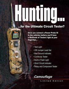 img 1 attached to 🔧 PP319CAMO Power Probe III Diagnostic Test Tool with Case & Acc - Camo - Car Automotive, Digital Volt Meter, AC/DC Current Resistance, Circuit Tester