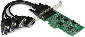 img 4 attached to 🔌 StarTech.com 4 Портовая Карта PCIe с комбинированным серийным портом и кабелем - 2 x RS232 2 x RS422/RS485 - Двойной профиль (PEX4S232485)