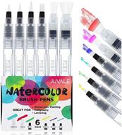 set watercolor brush pens purpose logo