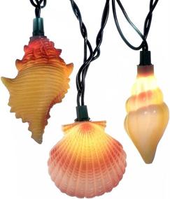 img 2 attached to Seashell Mini Light Set 🐚 by Kurt Adler UL1164 - 10 Lights