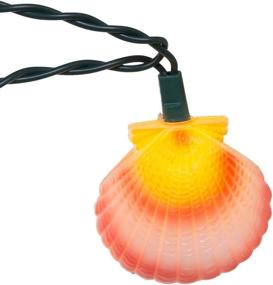 img 1 attached to Seashell Mini Light Set 🐚 by Kurt Adler UL1164 - 10 Lights