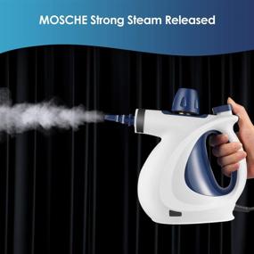 img 3 attached to 🔥 MOSCHE Handheld Steam Cleaner with 9-Piece Accessory Set - Versatile and Eco-Friendly Steam Cleaning for Home, Auto, Patio, and More - Chemical-Free and All Natural