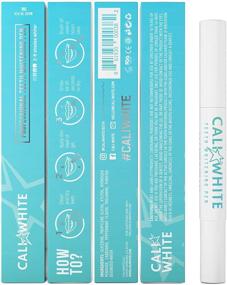 img 3 attached to 🦷 Cali White Teeth Whitening Pen - 35% Carbamide Peroxide Gel, Made in USA, Instant Natural Whitener, Easy-to-Use Brush for On-The-Go, Professional Results, Sensitive Smile Safe, Organic Mint - Vegan & Organic