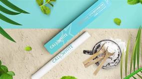 img 1 attached to 🦷 Cali White Teeth Whitening Pen - 35% Carbamide Peroxide Gel, Made in USA, Instant Natural Whitener, Easy-to-Use Brush for On-The-Go, Professional Results, Sensitive Smile Safe, Organic Mint - Vegan & Organic
