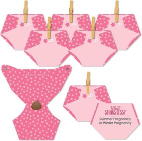 img 4 attached to Big Dot Happiness Baby Girl Event & Party Supplies in Party Games & Activities
