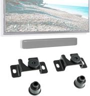 📺 vivo ultra-low profile fixed tv mount for 70 inch flat screens with soundbar wall mount - mount-vw00 logo