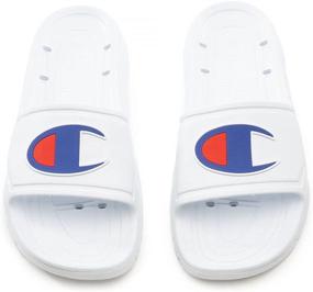 img 4 attached to Champion Hydro C Slide Sandal Numeric_9 Men's Shoes for Athletic