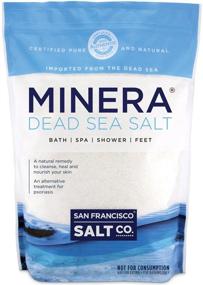 img 4 attached to 💎 Pure and Powerful: Minera Natural Dead Sea Salt - 5 lbs. Bulk - Fine Grain