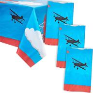 juvale airplane plastic rectangle party logo