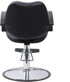 img 2 attached to 💇 Black Beauty Style Classic Hydraulic Barber Chair: Salon Styling Equipment