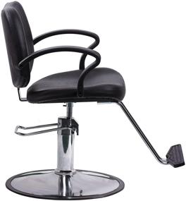 img 1 attached to 💇 Black Beauty Style Classic Hydraulic Barber Chair: Salon Styling Equipment