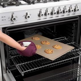 img 2 attached to 🧤 OXO Good Grips Silicone Oven Mitt and Pot Holder Set