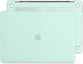 img 3 attached to 📦 May Chen Green Matte Hard Case for MacBook Pro 13 2020 with Touch Bar A2338 M1 A2289 A2251 - Includes Keyboard Cover & Screen Protector