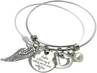 👭 sister bracelets expandable charm bangles - a sister is god's way of making sure we never walk alone - perfect christmas & birthday gifts for sisters and friends logo