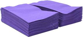 img 1 attached to Purple Dinner Napkin Choice 2 Ply