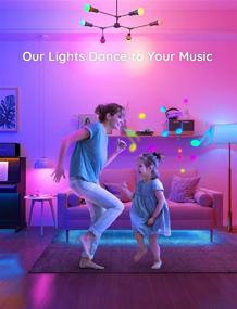 img 3 attached to 🌈 Govee Dimmable Changing Bluetooth Equivalent: Enhancing Home Ambiance with Wireless Control