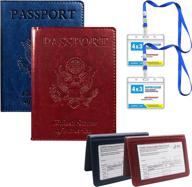 📔 burgundy panosbepa vaccination protector for passports логотип