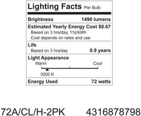 img 1 attached to 💡 GE Lighting 100 Watt Replacement 1490 Lumen: Unparalleled Brightness and Energy Efficiency