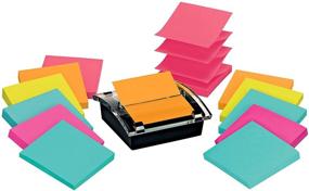 img 4 attached to 📝 Post-it Sheet Super Sticky Note and Dispenser Bundle: 12 Packs of 90-Sheet Pads, 3 x 3 Inches