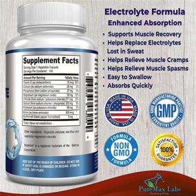 img 3 attached to Advanced Electrolyte Capsules: Maximize Keto Support, Hangover & Muscle Recovery with Enhanced Absorption – Electrolyte Salts, Magnesium, Sodium, Potassium – 100 Vegetarian Caps