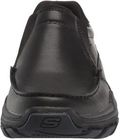 img 3 attached to Skechers USA Mens Respected Catel Brown Men's Shoes