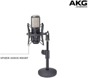 img 1 attached to AKG Pro Audio P420 Dual Capsule Condenser Microphone - Black: Superior sound recording performance