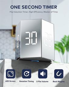 img 3 attached to ⏲️ Ticktime Timer: Multi-Function Electronic Digital Cube Timer for Kids, Pomodoro Timer with Time and Alarm Function - Ideal for Work, Exercise, Games, Cooking