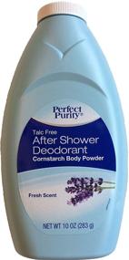 img 2 attached to 🚿 Talc-Free After Shower Deodorant Body Powder by Perfect Purity